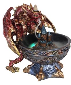 Large Dragon Bowl Backflow Incense Burner