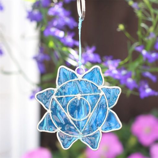 Throat Chakra Symbol Mini Suncatcher - Image 2