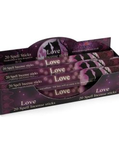 Set of 6 Packets of Love Spell Incense Sticks by Lisa Parker