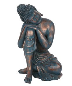 Blue Hands on Knee Buddha