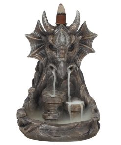 Grey Dragon Backflow Incense Burner