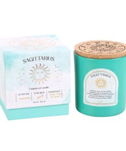 Sagittarius Ylang Ylang & Amber Gemstone Zodiac Candle