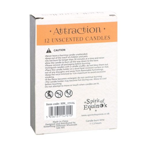 Pack of 12 Attraction Spell Candles - Image 2