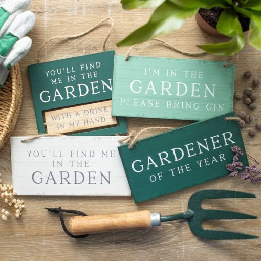 You'll Find Me in the Garden Reversible Hanging Sign - Image 6
