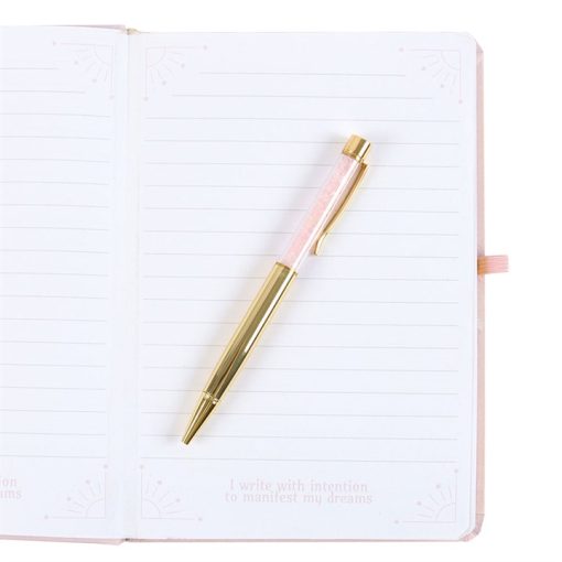 Goddess Energy A5 Manifestation Journal and Rose Quartz Crystal Pen - Image 4