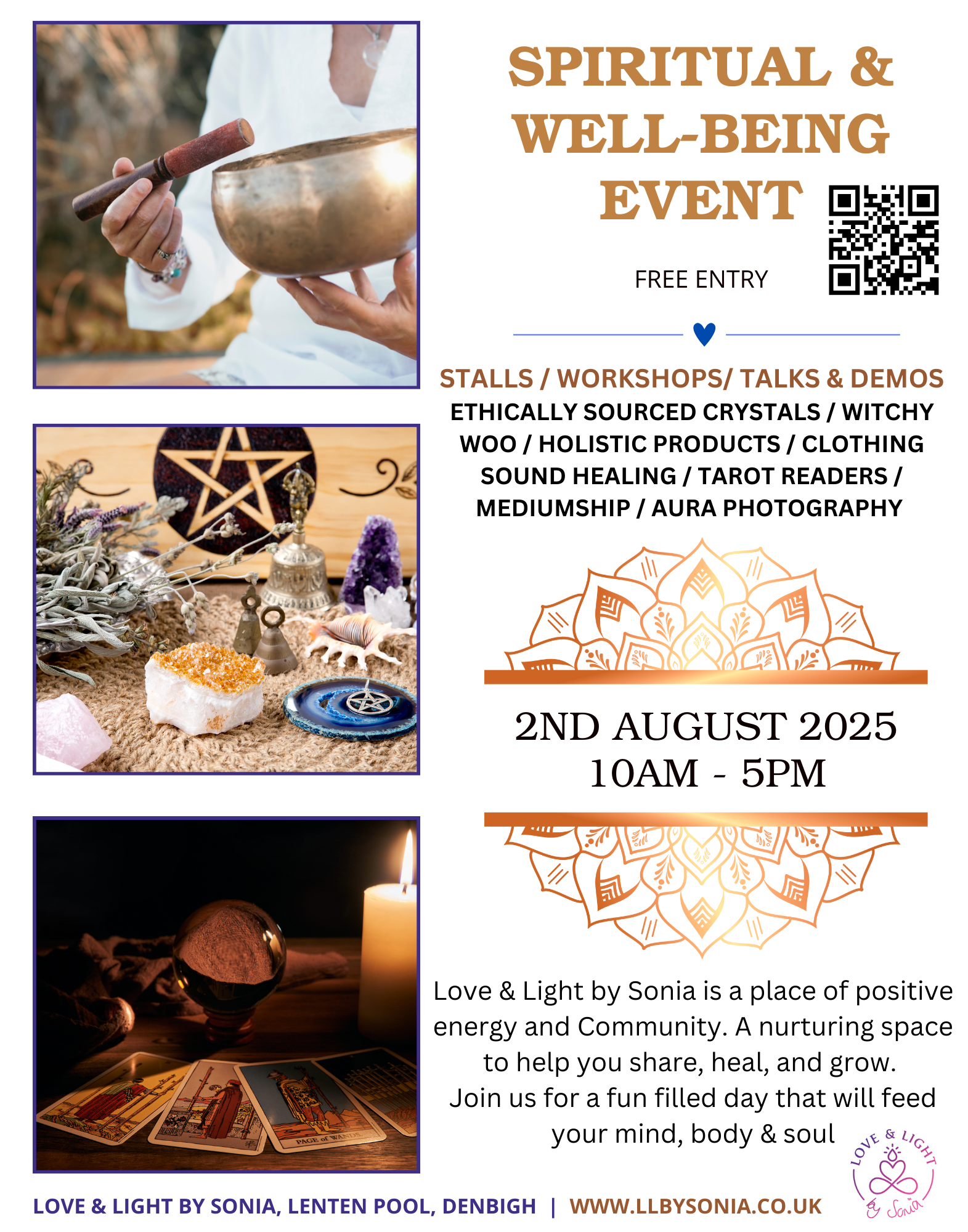Summer Spiritual & Well-being Event at Love & Light by Sonia