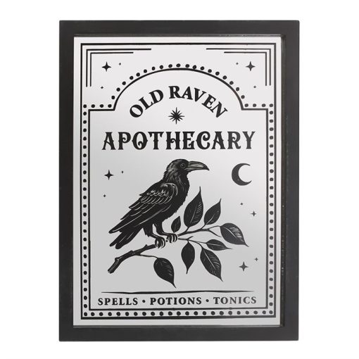 Old Raven Apothecary Mirrored Wall Art - Image 2