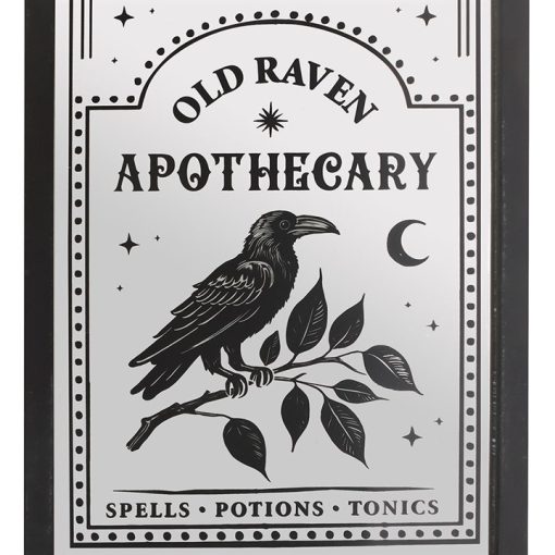 Old Raven Apothecary Mirrored Wall Art - Image 3