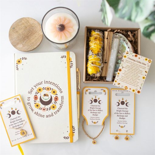 Summer Solstice Intention Journal with Citrine Pen - Image 6